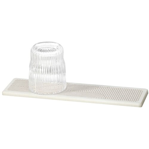 Wenko Bež podloga za ocjeđivanje posuđa od dijatomita 30x8 cm Damon – Cijene