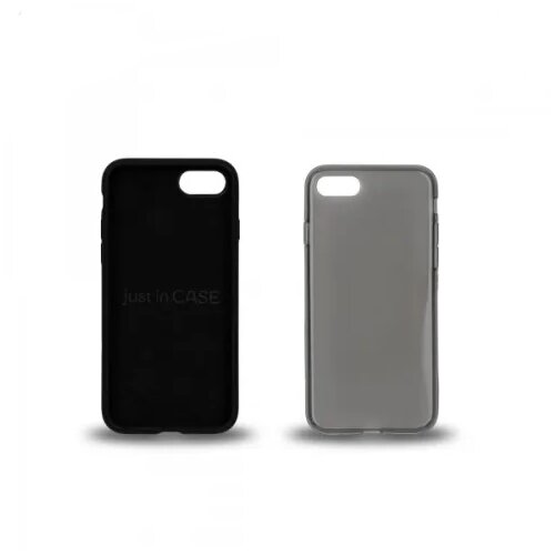 Just In Case Set dve maske za telefon SE2 Extra case MIX PLUS crna i siva Slike