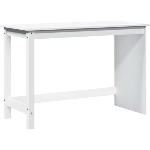  Stol Bijelo 112 x 50 x 75 cm Čvrsto borovo drvo - Bijelo Cene