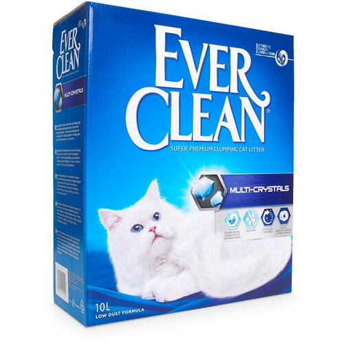 Clorox International EVER CLEAN posip za mačke Multi-Crystals - grudvajući 10L Slike