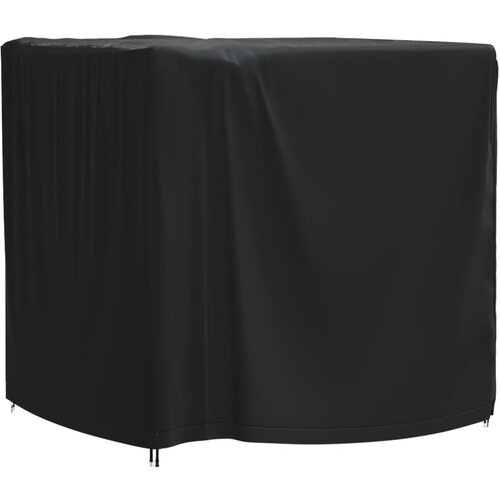 VidaXL Pokrivalo za vrtno pohi&amp;scaron;tvo črno 116x100x120cm vodoodporno 420D Slike