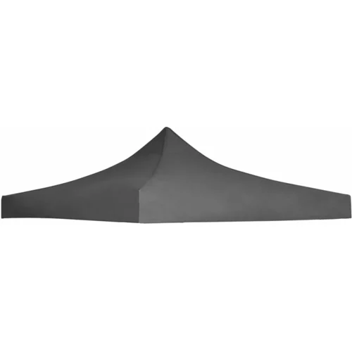 vidaXL Streha za vrtni šotor 3x3 m antracitna, (20580644)