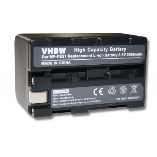 VHBW baterija NP-FS20 / NP-FS21 za sony CCD-CR1 / DCR-PC1 / DSC-F55K, 2000 mah kompatibilna