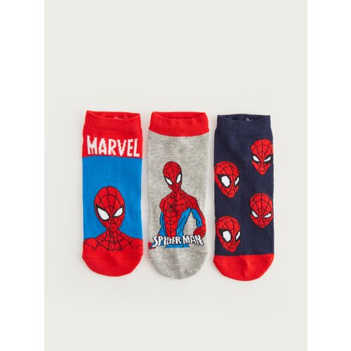 LC Waikiki 3-Pack Spiderman Patterned Boys Booties Socks Cene