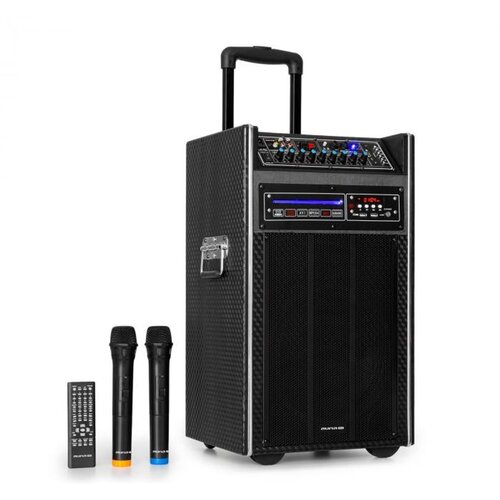 Auna DisGo Box, DVD prenosni PA sistem, 300 W maks., 2 x 10" woofer, DVD, BT Cene