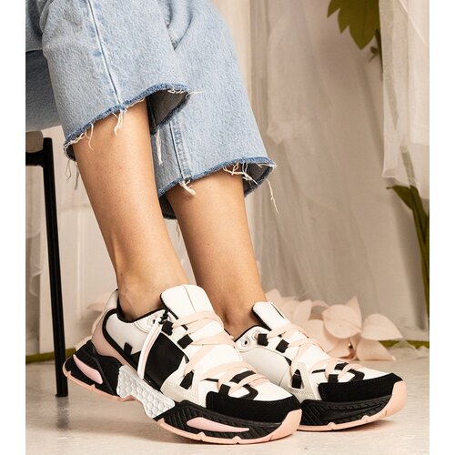 Gemre Pink women's sneakers on a chunky sole Balika Cene
