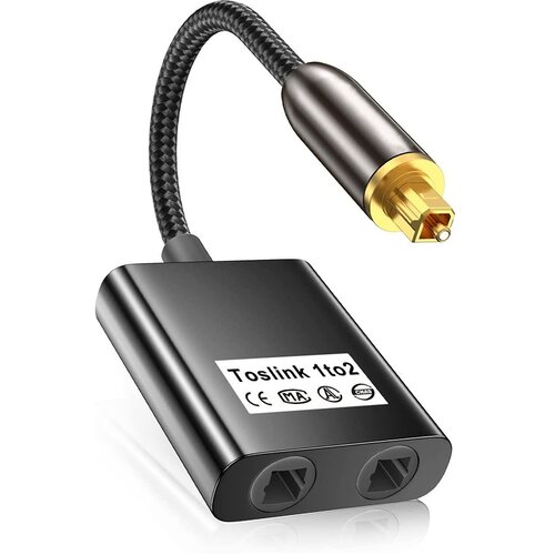 INF 0.25m Avdio Fiber Optic Splitter - Dvojni Izhodni Toslink Adapter, (5000296214) Cene