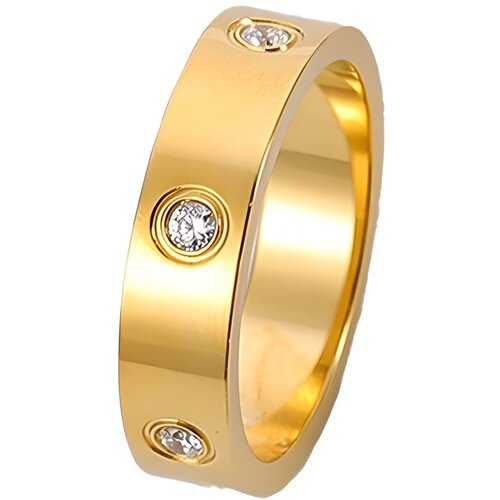  Prsten NO-17348 - Zlatna / 67mm KP17348 Cene
