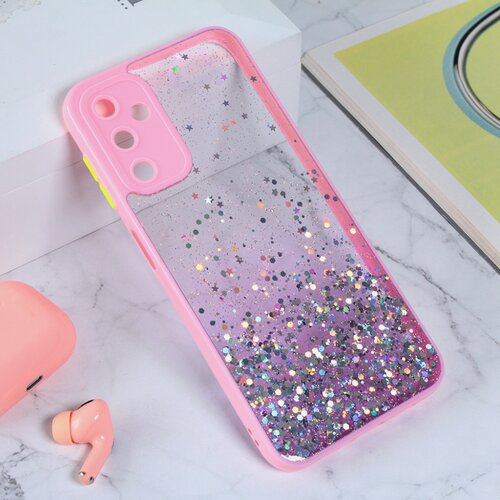 Teracell maska Frame Glitter za Samsung A145R/A146B Galaxy A14 4G/5G roze Cene