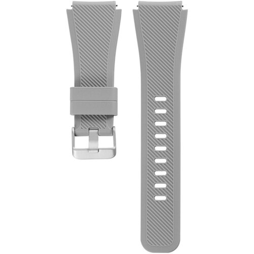 silikonska narukvica za pametne satove siva 22mm Slike