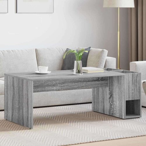  Klubska miza Siva Sonoma 101,5 x 50 x 37 cm Konstruiran les, (5000120252) Cene