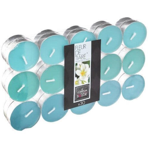 Atmosphera LUČICE NINA TIA 3,7X1,3CM VOSAK SVIJETLO PLAVE SET 30/1 Slike