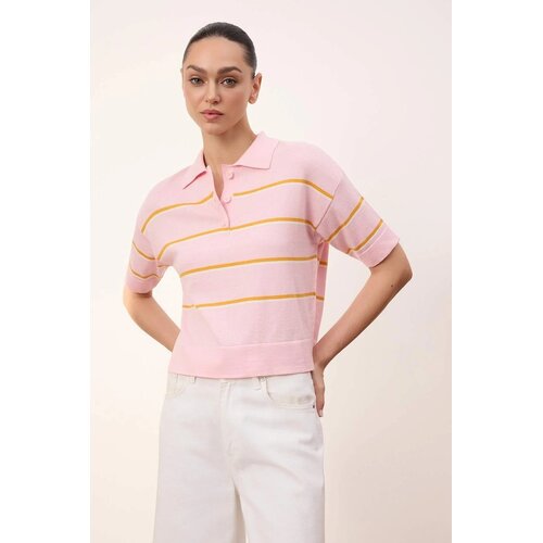 TRENDYOLMILLA Ženska majica TWOSS26BZ00127, Roze Cene