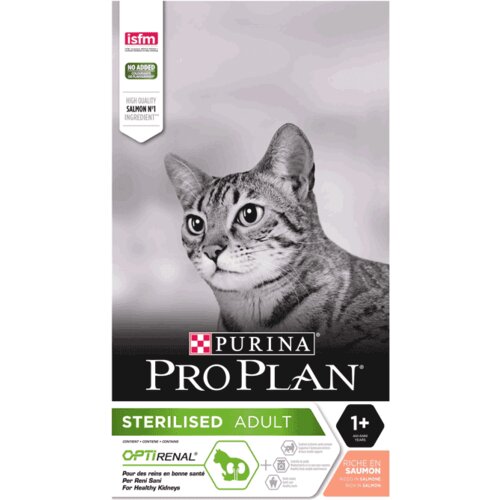 Pro Plan Sterilised Adult Cat Renal Losos - 10 kg Slike