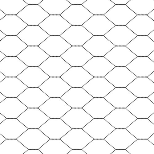  Stup za ogradu Siva 100 x 1 4 m (36 mm mreža) Čelik i PVC Slike