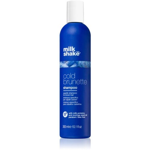 Milk Shake Cold Brunette Shampoo &amp;scaron;ampon za nevtralizacijo rumenih tonov za rjave lase 300 ml Slike