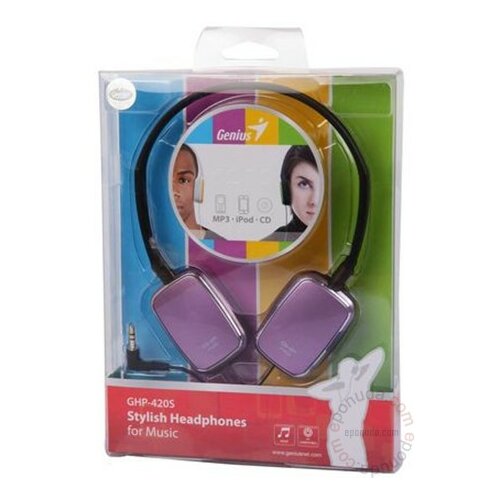 Genius GHP-420S purple slušalice Slike