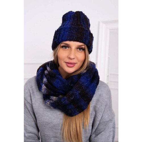 Kesi Women&amp;#039;s set with mocher jeans K208 + dark blue Slike
