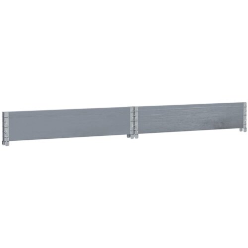  Vrtna sadilica siva 100x100 cm od masivne borovine Slike