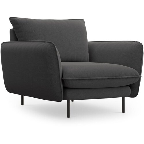 Cosmopolitan Design Temno siv fotelj Vienna Slike