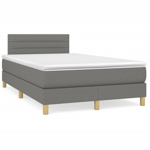  box spring s madracem tamnosivi 120 x 190 cm tkanina Cene