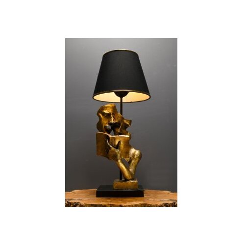 Opviq Stolna lampa LECTURE, metal/ polyester crna, visina 57 cm, promjer sjenila 23 cm, E27 45-60 W, Lecture Slike
