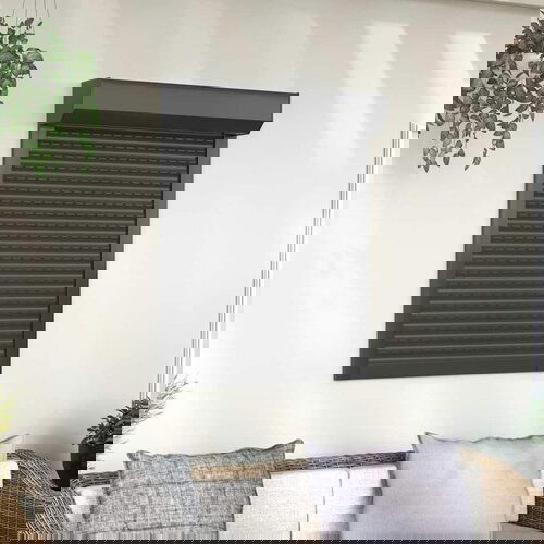 vidaXL rolete iz aluminija 80x100 cm antracitne Cene