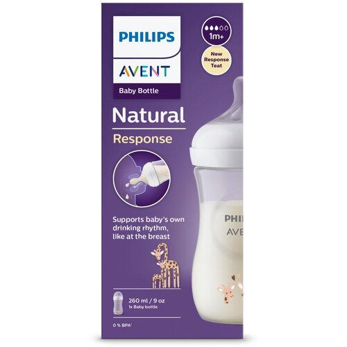 Avent plastična bočica Natural Response 260ml Deco Natural Response Cijene