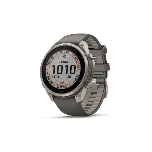 Garmin Fenix 9 Pro Solar 47 mm inReach Pebble Gray Cene