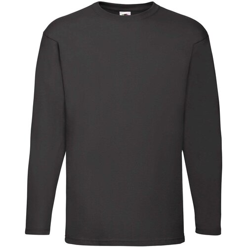 Fruit Of The Loom Valueweight Men's Black Long Sleeve T-Shirt Cijene