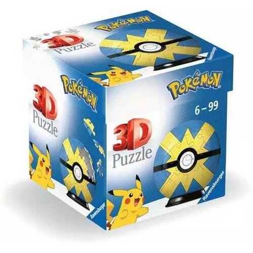 Ravensburger 3D puzzle - Pokemon Brza lopta - 54 dela Slike