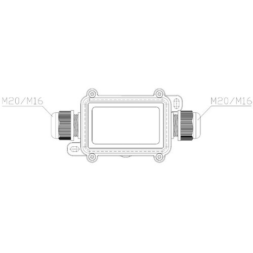  Vodootporna kutija za spajanje 2 kabla 0.5-2.5mm2, IP68 Slike