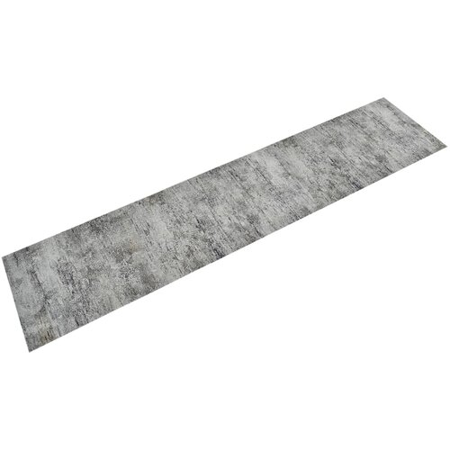 VidaXL Kuhinjski tepih perivi s uzorkom betona 60 x 300 cm bar&amp;scaron;unasti Slike