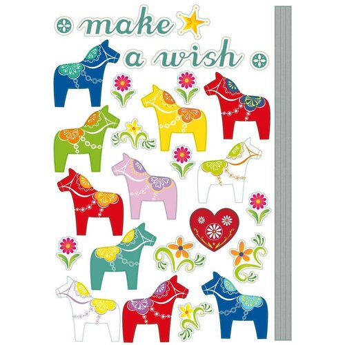 Ambiance Nalepka Fanastick Small Colorful Horses Cene