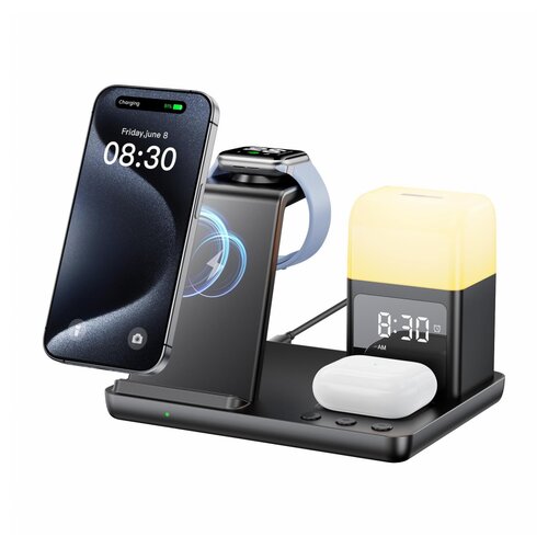  Desktop držač za mobilni telefon Z18 6u1, Crni Cene