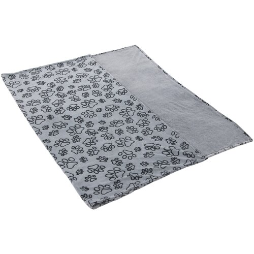  Smartpet odeja iz mikrovlaken Pawzzz - D 200 x &Scaron; 150 cm (svetlo siva/črna) Cijene