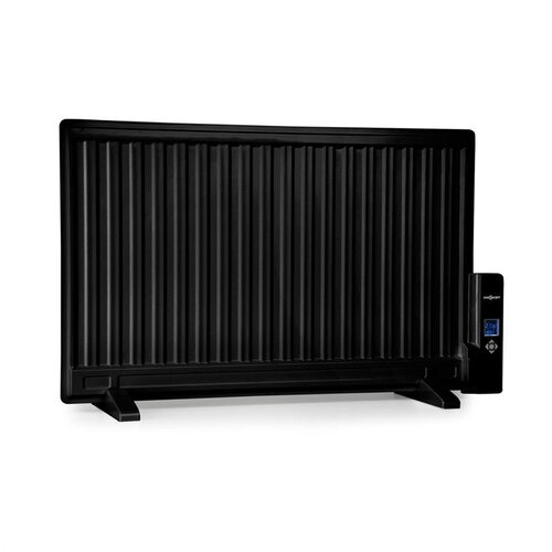 OneConcept Wallander, uljni radijator, 800 W, termostat, uljno zagrijavanje, ultra tanki dizajn, crni Slike