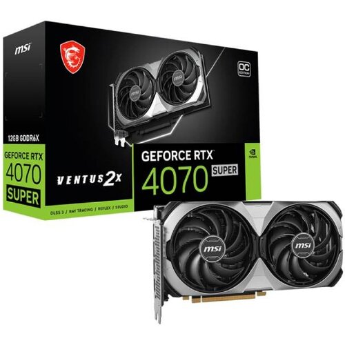 MSI nVidia GeForce RTX 4070 SUPER 12GB RTX 4070 SUPER 12G VENTUS 2X OC grafička karta Cene