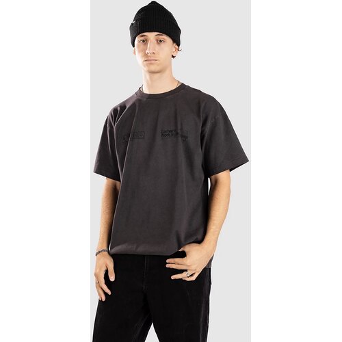 Carhartt WIP Majica S/S Boxed T-Shirt UNISEX Soot Garment Dyed XL Slike