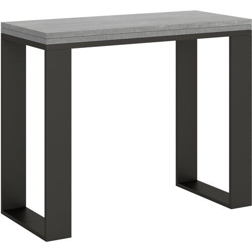 Ityhome 90 x 80 konzolna miza siva, (20847932) Cene