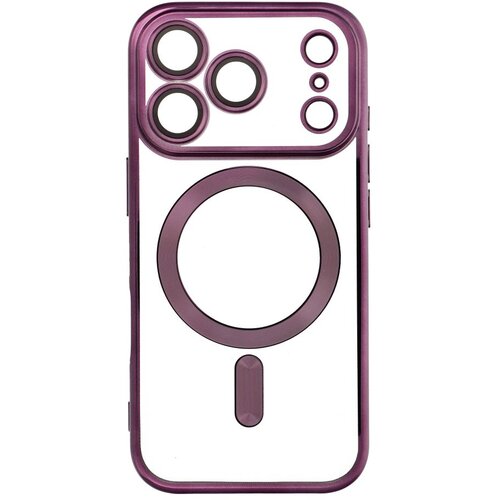  Futrola Electro Mag Cover za IPHONE 17 Pro (celi prsten) tamnoljubicasta Cene
