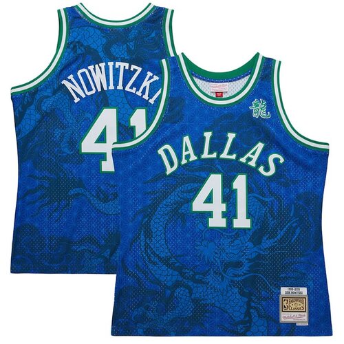 Mitchell And Ness dirk nowitzki 41 dallas mavericks 1998-2019 asian heritage 6.0 fashion swingman dres Cene