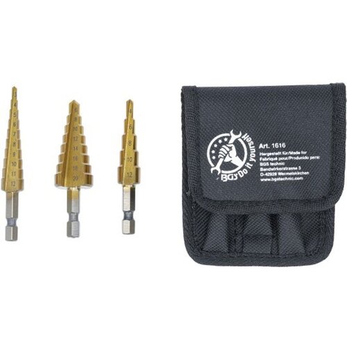 BGS Set svrdala stepenastih 3-20mm TIN 3dj. Kraft.1616 bp23 Cijene