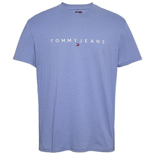 Tommy Jeans Majice s kratkimi rokavi DM0DM20744 Modra Slike
