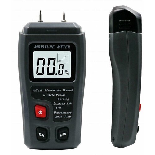Digitalni mjerač vlage u materijalima za vlage od drva i LCD -a Slike