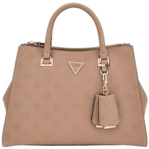 Guess CRESIDIA SOCIETY SATCHEL Bež Slike
