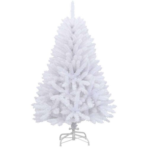  Umjetno božićno drvce Bijelo 120 cm PVC i metal Slike