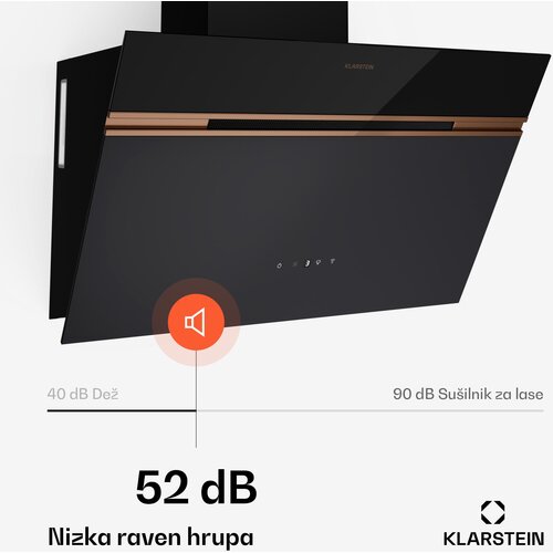 Klarstein Alina napa za odsesavanje | 60 cm | 680 m&amp;sup3;/h | Tiha | EEK A++ Slike