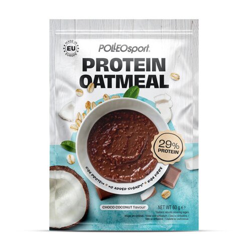 Polleo Sport Protein Oatmeal, Chocolate Coconut, 60 g, (21140114) Cene