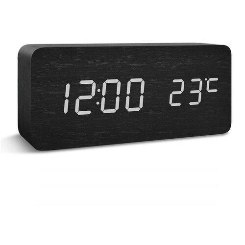 INF Digitalna LED budilka Black, (21236325) Cene